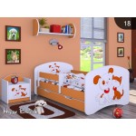 Otroška postelja Happy babies Kužek in mucek 18